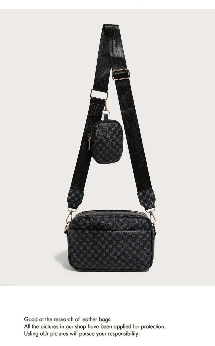 Women Vintage Printed Mini Purse Set Crossbody Bag — feature 4