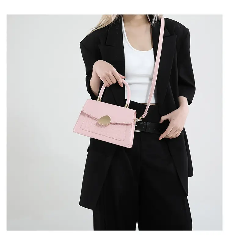 Green Croc PU Shoulder Bag 2025 — feature 22