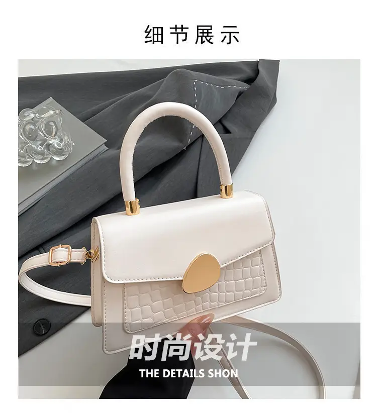 Green Croc PU Shoulder Bag 2025 — feature 3