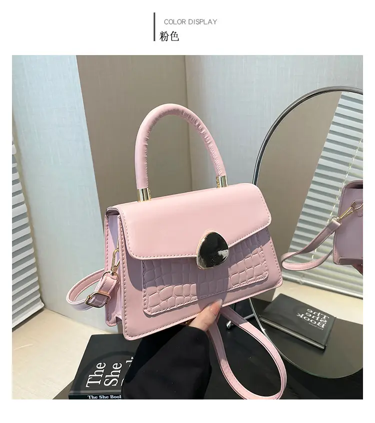 Green Croc PU Shoulder Bag 2025 — feature 30