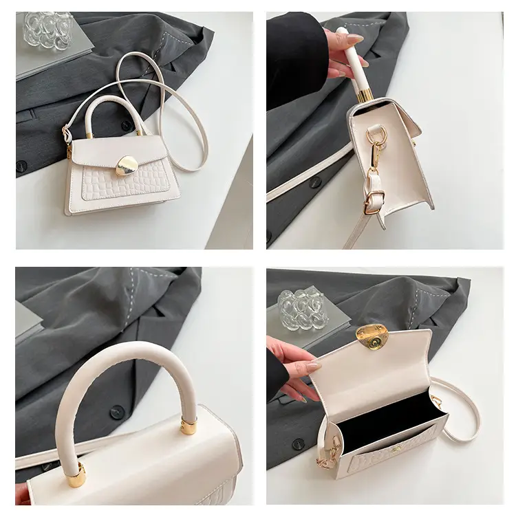 Green Croc PU Shoulder Bag 2025 — feature 9