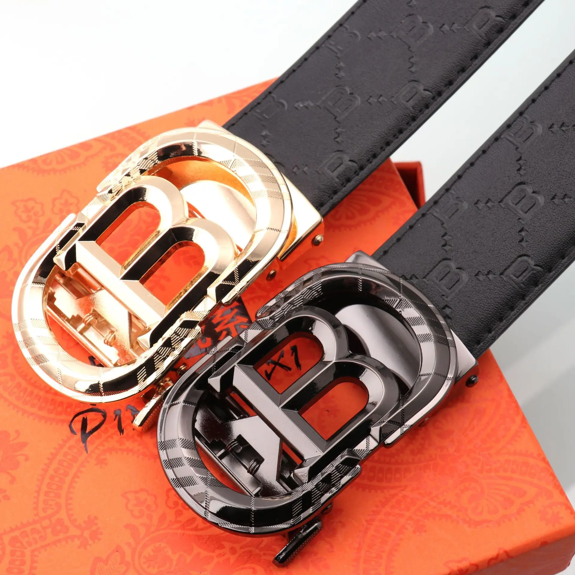 Hongsheng Automatic Belt Men's Genuine Leather Belt — feature 10