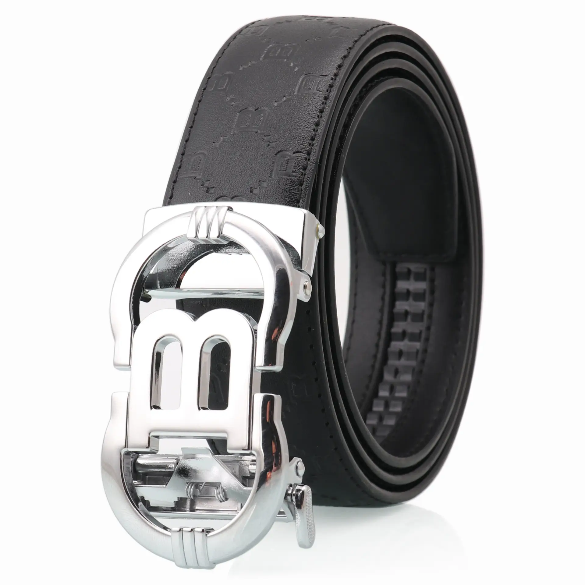 Hongsheng Automatic Belt Men's Genuine Leather Belt