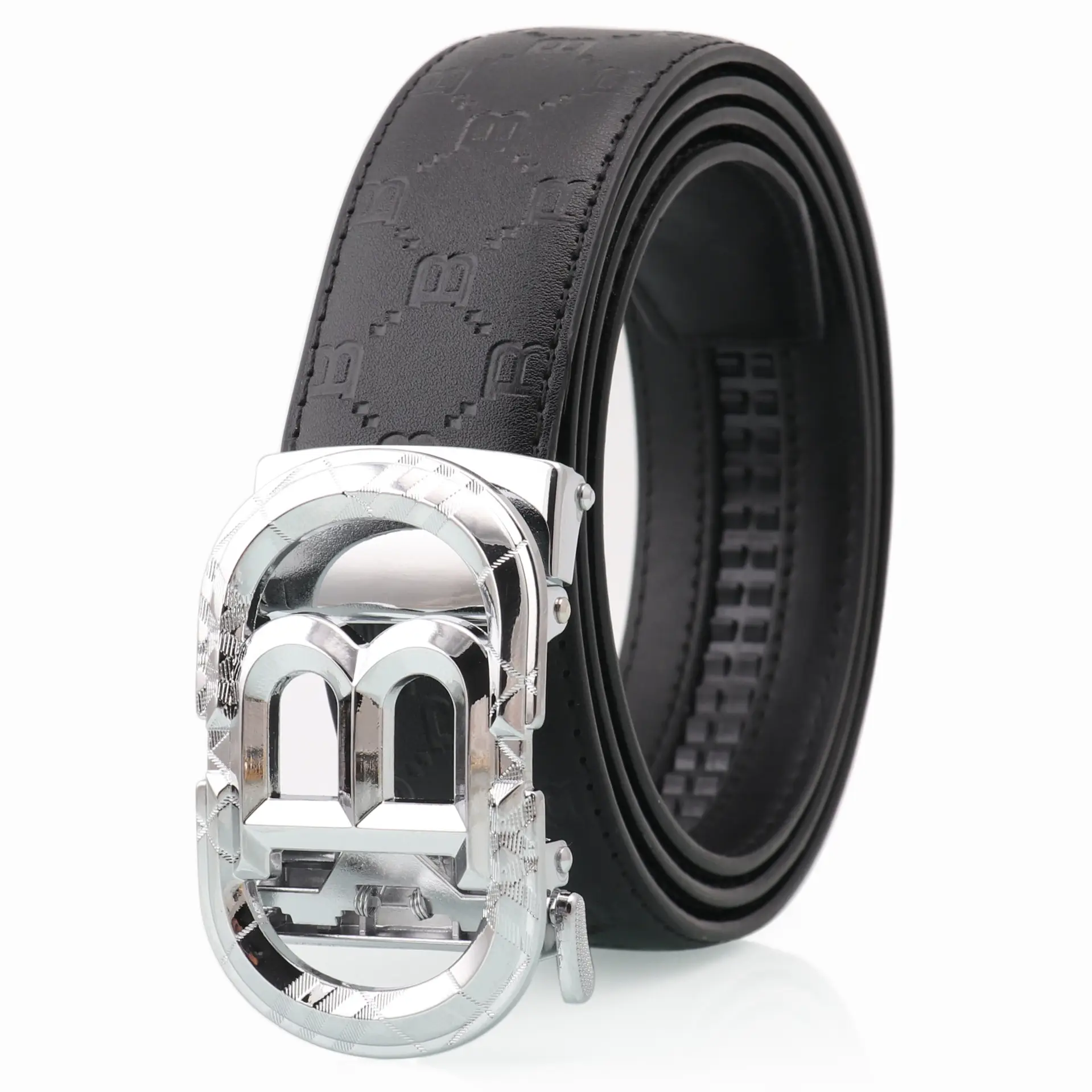 Hongsheng Automatic Belt Men's Genuine Leather Belt