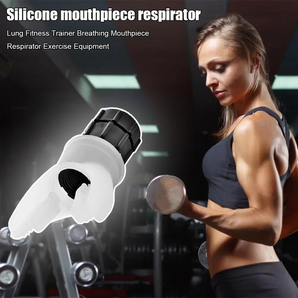 Silicone Mouthpiece Respirator Exercise Equipment for Fitness — feature 6