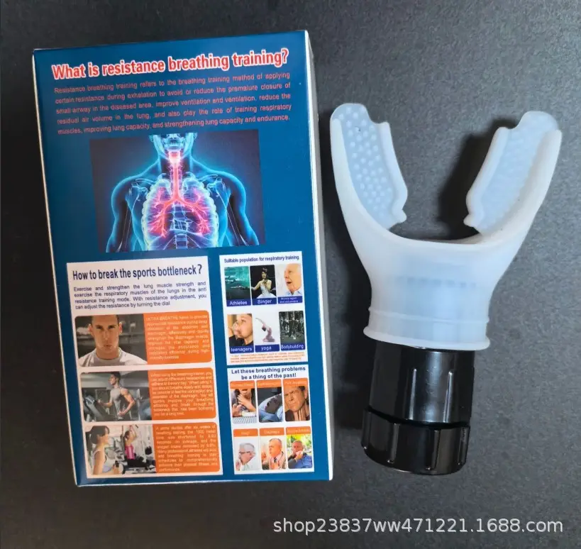 Silicone Mouthpiece Respirator Exercise Equipment for Fitness