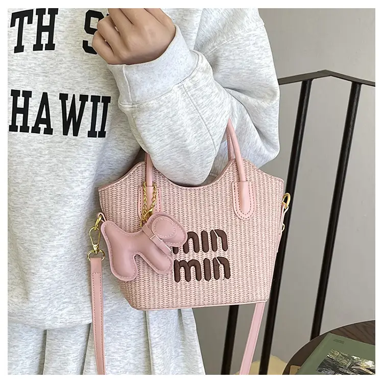Mimmi Manojou Cross-Brand Large Shoulder Tote Bag Brown — feature 22
