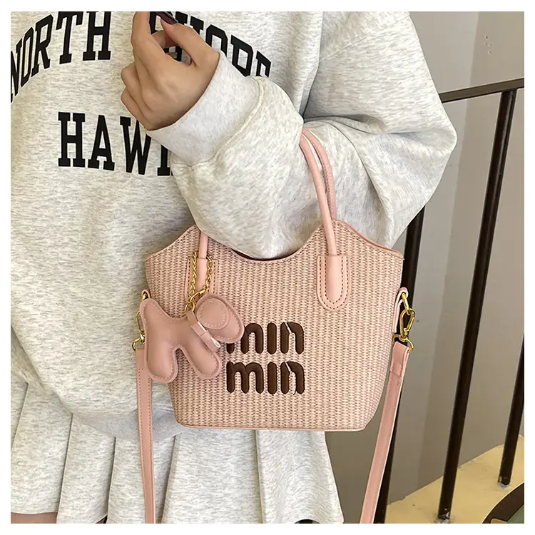 Mimmi Manojou Cross-Brand Large Shoulder Tote Bag Brown — feature 25