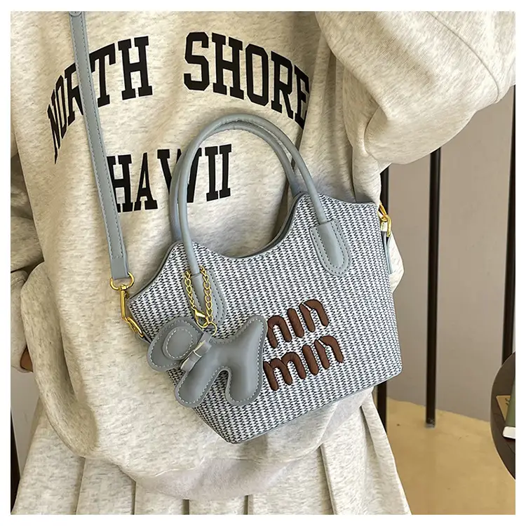 Mimmi Manojou Cross-Brand Large Shoulder Tote Bag Brown — feature 26