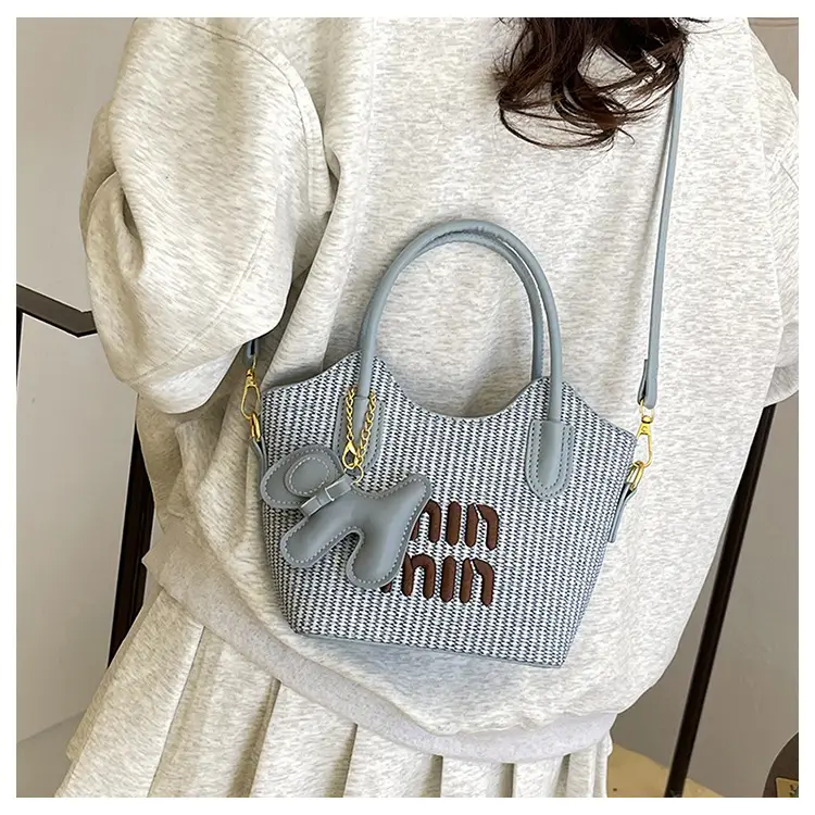 Mimmi Manojou Cross-Brand Large Shoulder Tote Bag Brown — feature 27