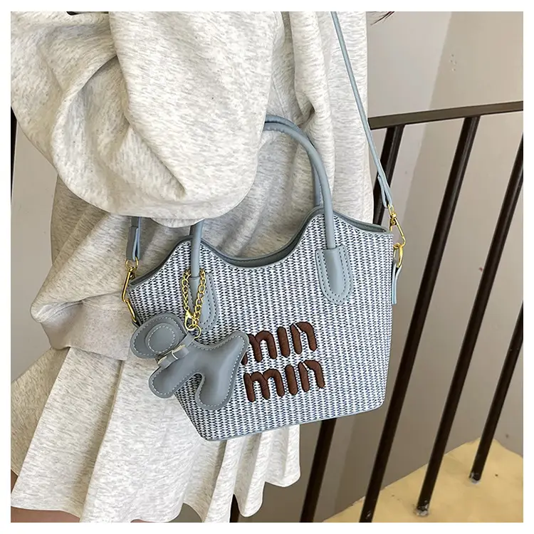 Mimmi Manojou Cross-Brand Large Shoulder Tote Bag Brown — feature 29