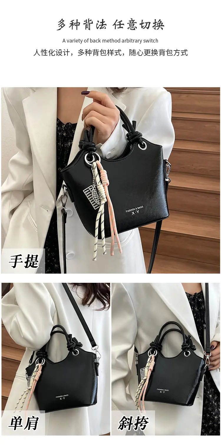 Mimmi Manojou Cross-Brand Large Shoulder Tote Bag Brown — feature 9