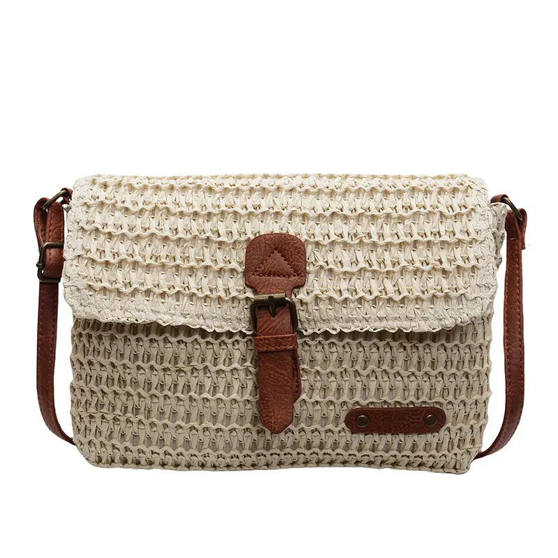 Korean Style Straw Shoulder Bag Small 2025 - Image 7