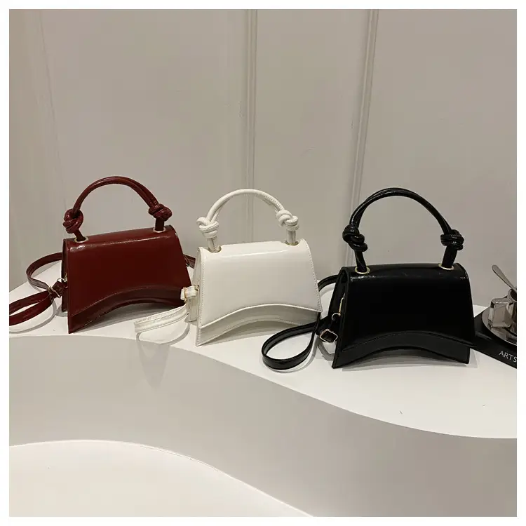 White Patent Leather Shoulder Bag for Women 2025 Spring Summer — feature 27