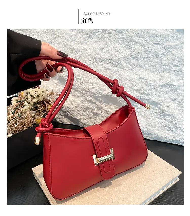 Women's Tan Crossbody Bag with Silver Clasp — feature 28