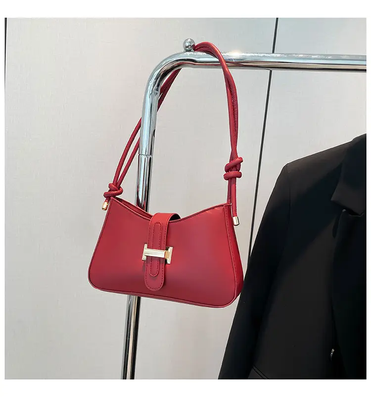 Women's Tan Crossbody Bag with Silver Clasp — feature 35