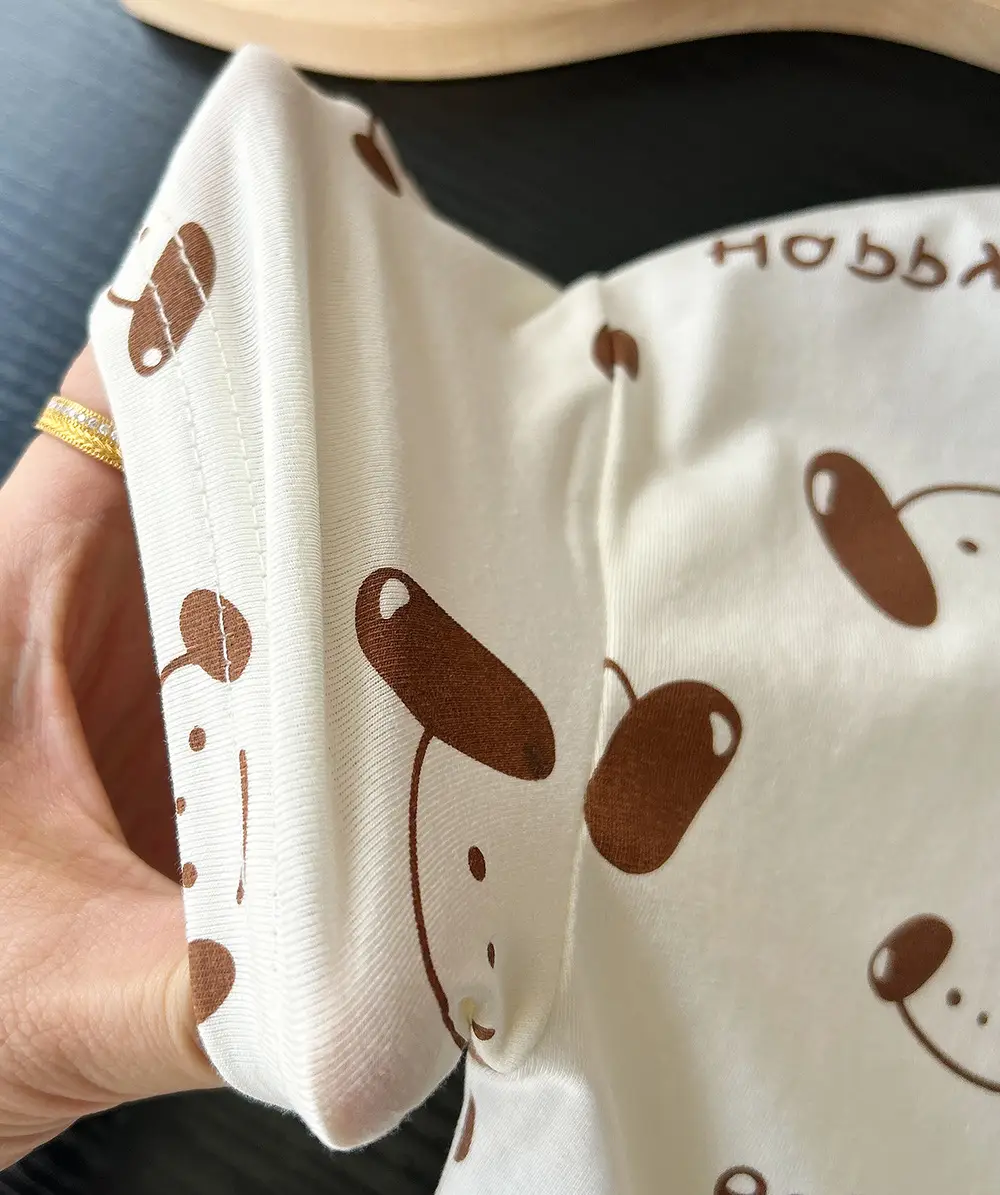 2025 Kids Printed T-Shirt White Cartoon Short Sleeve — feature 6