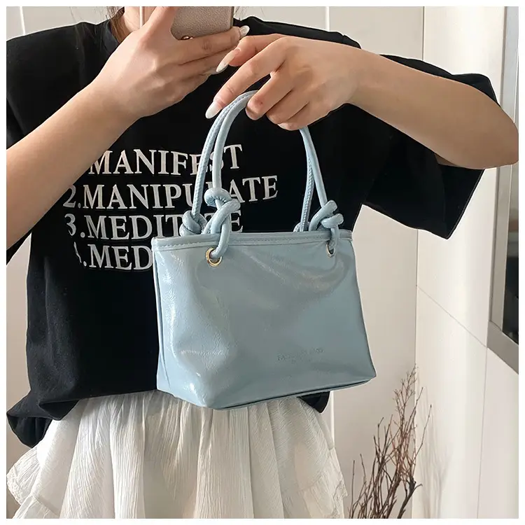 Pink Leather Shoulder Bag with Tassel for Women — feature 13