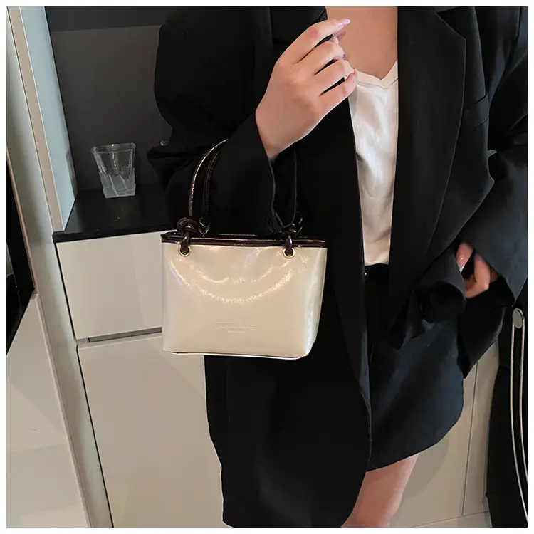 Pink Leather Shoulder Bag with Tassel for Women — feature 20
