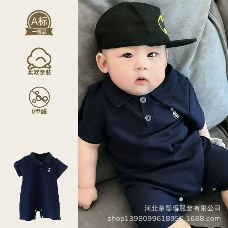 Baby Boy Short Sleeve Polo Shirt Summer Wear - Image 3