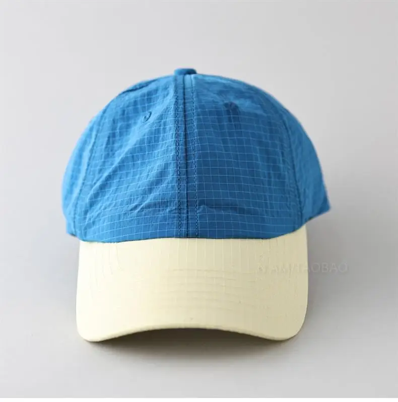 Men Grey Beige Baseball Cap with Curved Eaves — feature 10