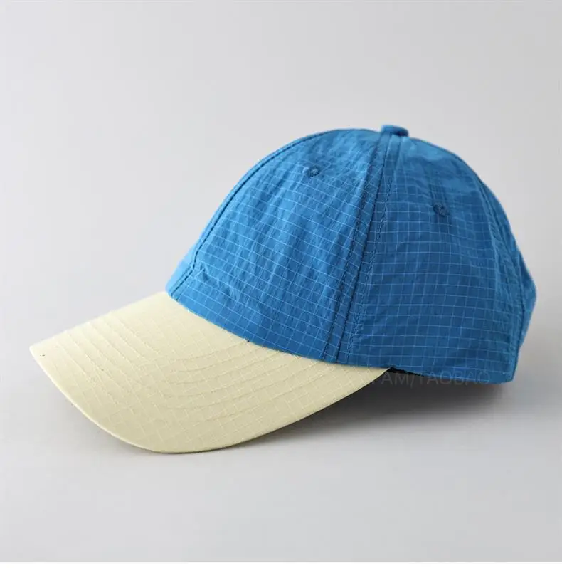 Men Grey Beige Baseball Cap with Curved Eaves — feature 3