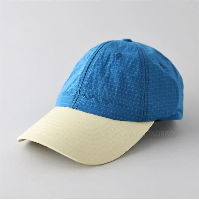 Men Grey Beige Baseball Cap with Curved Eaves — feature 6