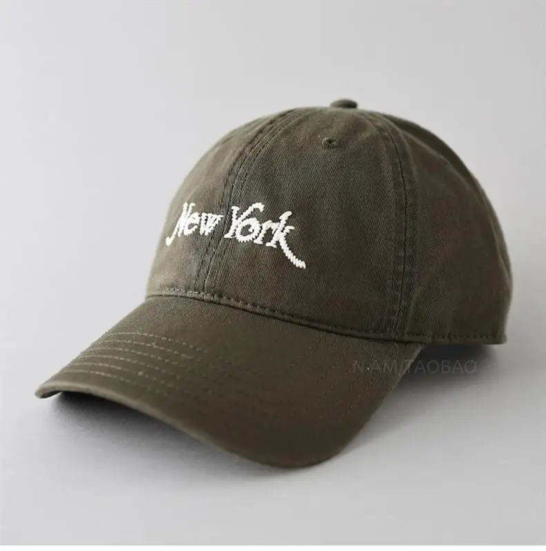 New York Letter Baseball Cap Black Men Women — feature 10