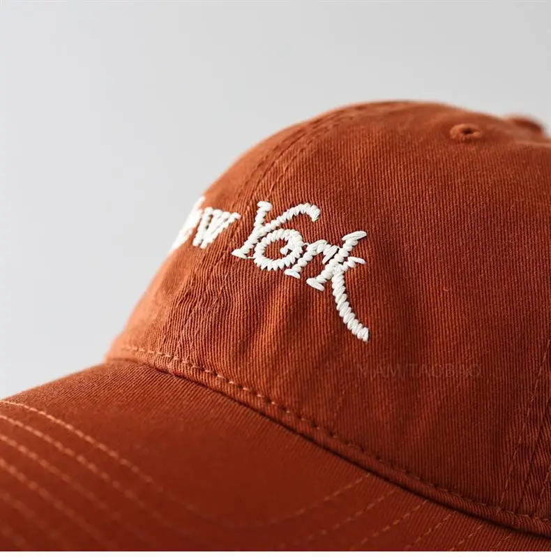 New York Letter Baseball Cap Black Men Women — feature 14