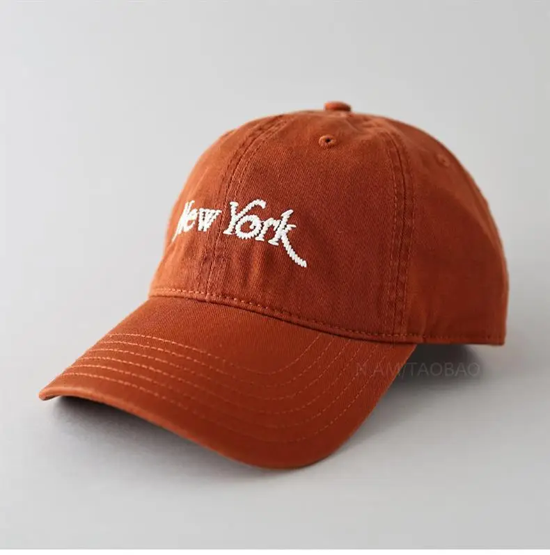 New York Letter Baseball Cap Black Men Women — feature 3