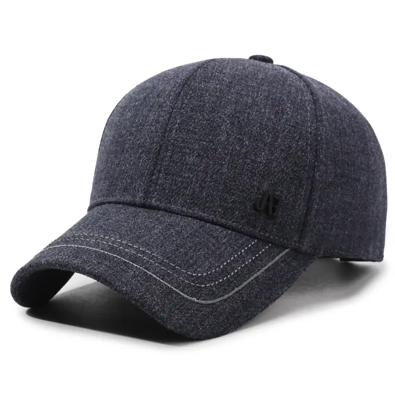 Men's Black Grey Blue Sunscreen Cap