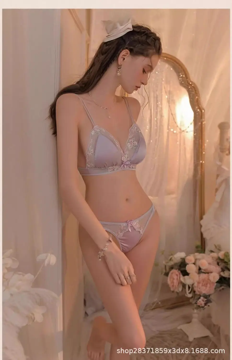 Sexy Lace Bra Panties Small Chest 2025 New Chun Style — feature 8