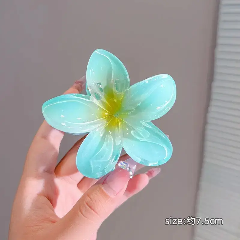 Crystal Egg Flower Hair Clip for Women - Image 3