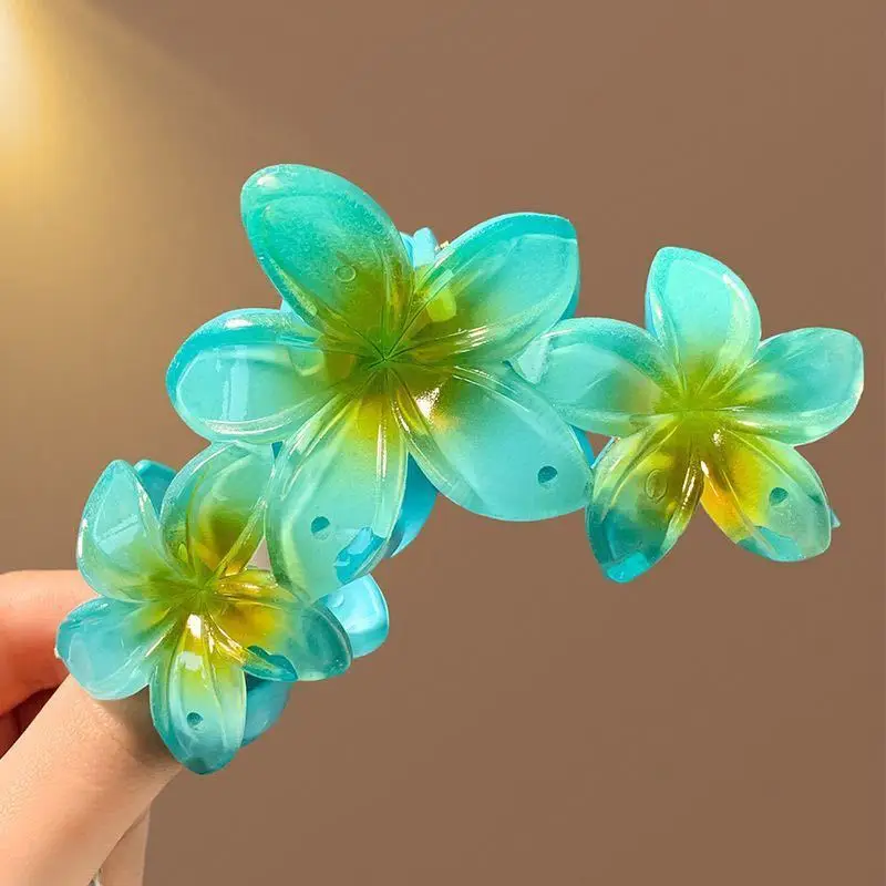Crystal Egg Flower Hair Clip for Women - Image 17