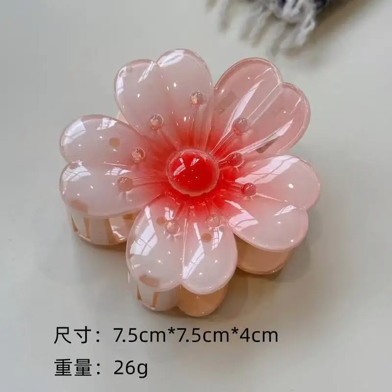 Crystal Egg Flower Hair Clip for Women - Image 32