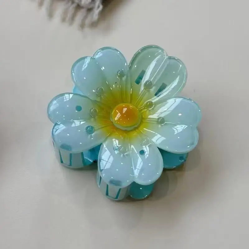 Crystal Egg Flower Hair Clip for Women - Image 33