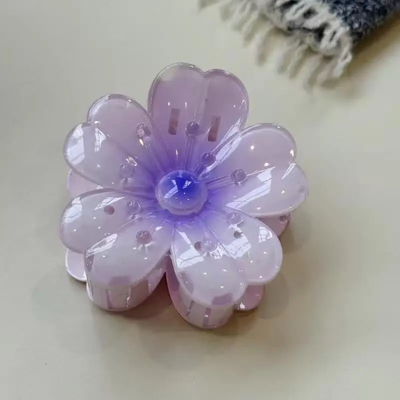 Crystal Egg Flower Hair Clip for Women - Image 34