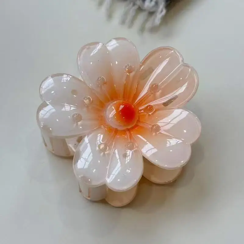 Crystal Egg Flower Hair Clip for Women - Image 35