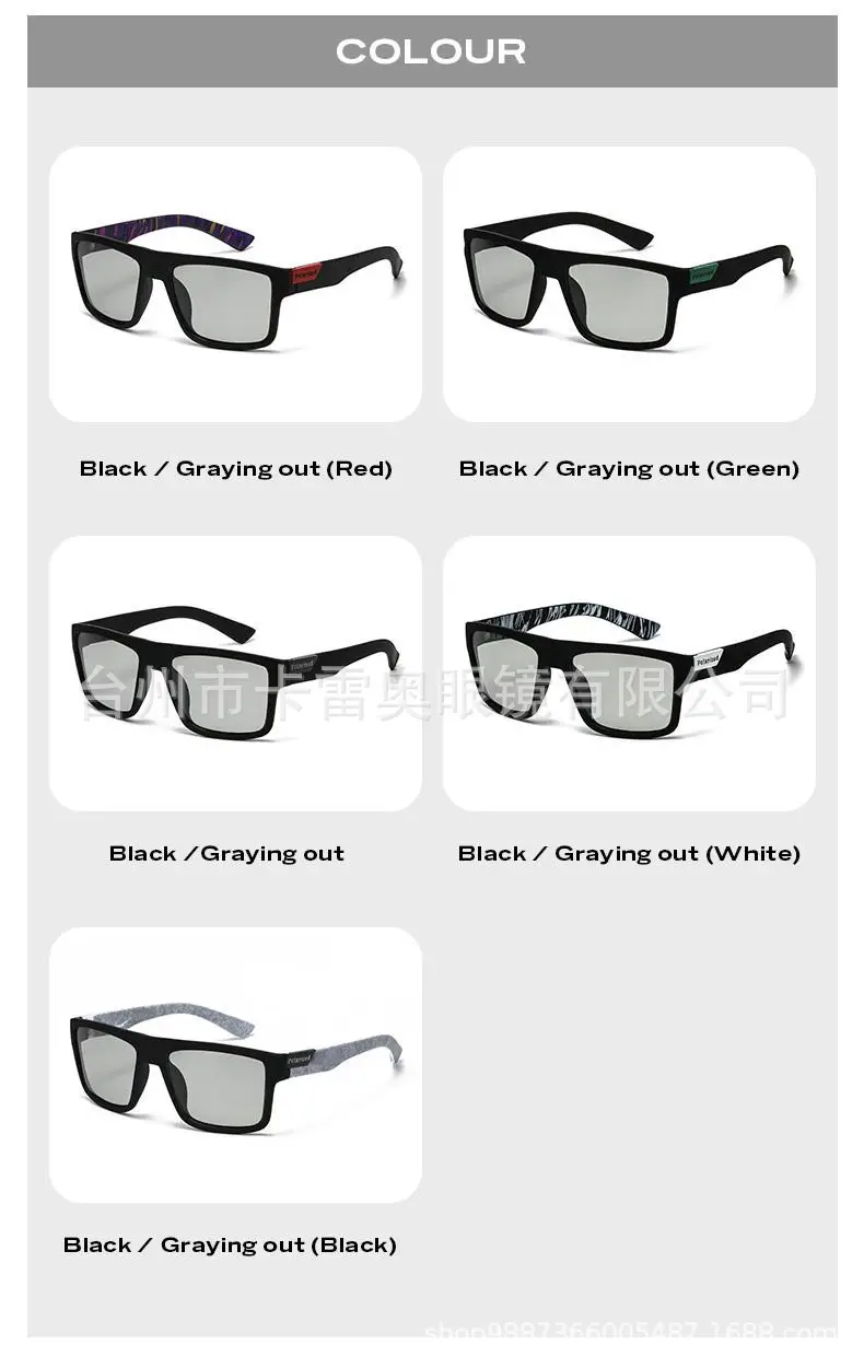 Men's Black Polarized Driving Sunglasses with High Coverage — feature 16