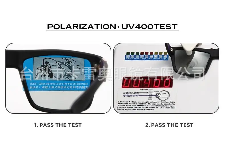 Men's Black Polarized Driving Sunglasses with High Coverage — feature 5