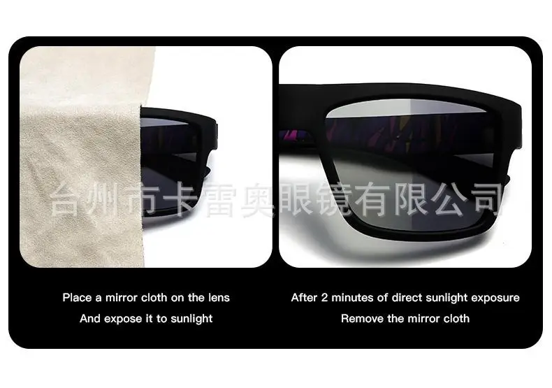 Men's Black Polarized Driving Sunglasses with High Coverage — feature 6