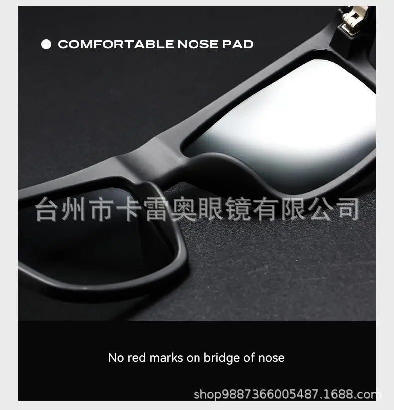 Men's Black Polarized Driving Sunglasses with High Coverage — feature 8