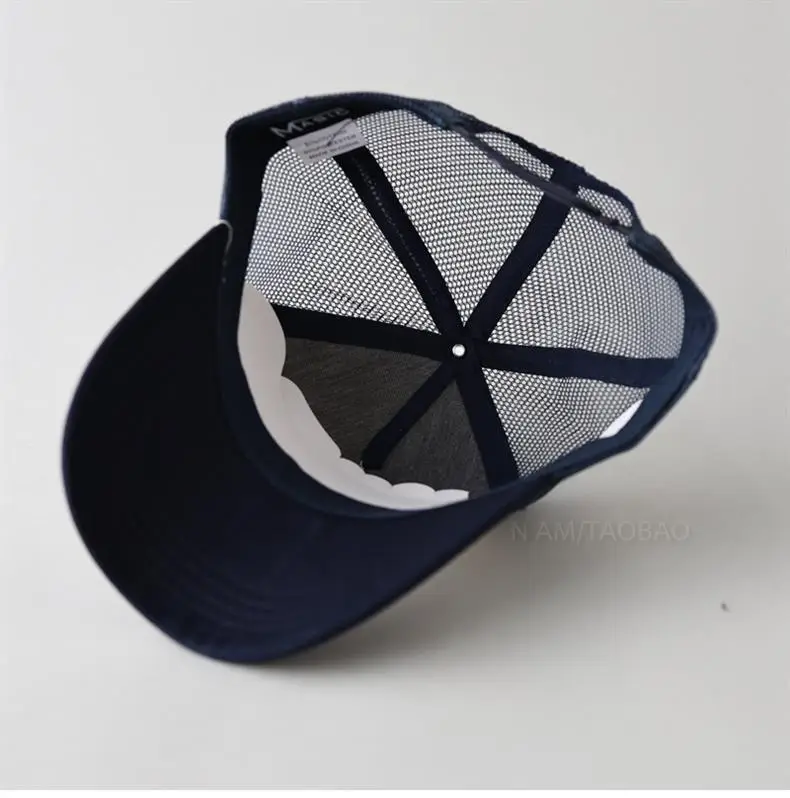 Men Mesh High Top Cap Freedom Logo Brown — feature 8