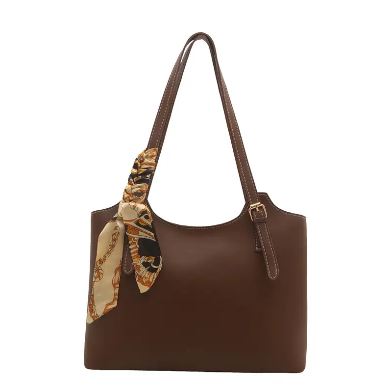 Women's Brown Tote Bag with Tassel 2025 New Arrival - Image 9