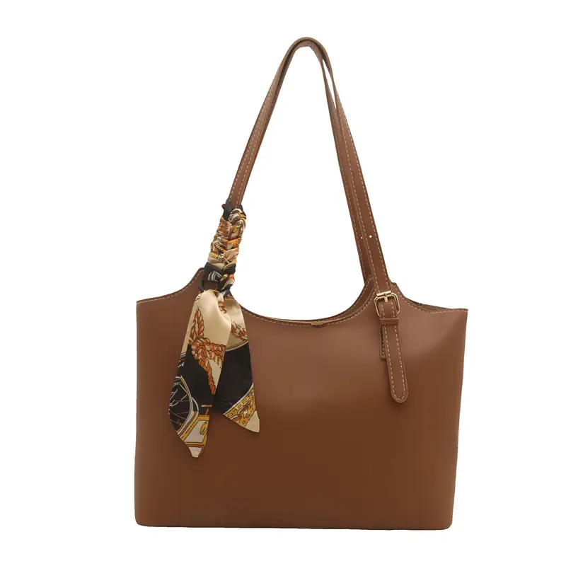 Women's Brown Tote Bag with Tassel 2025 New Arrival - Image 3