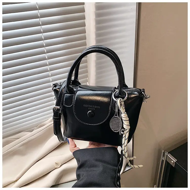Women's Vintage Brown Crossbody Handbag with Chain Strap — feature 44