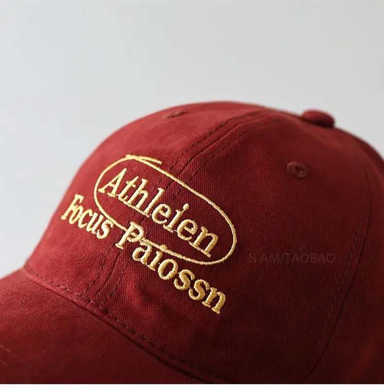 Korean-style Letter Embroidered Baseball Cap Women's Spring New Casual All-match Sunshade Cap for Men — feature 9