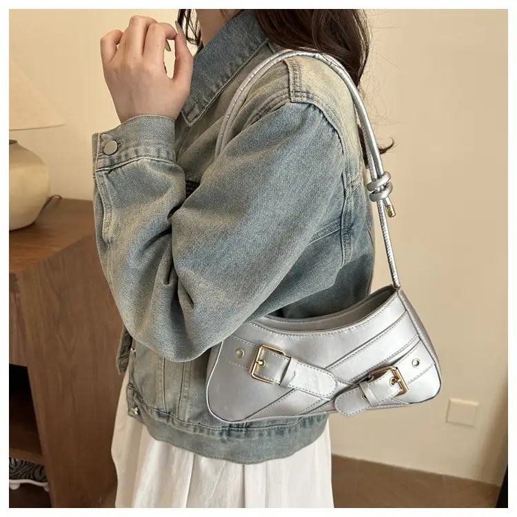 Pink Biker Style Women's Shoulder Bag 2026 — feature 28