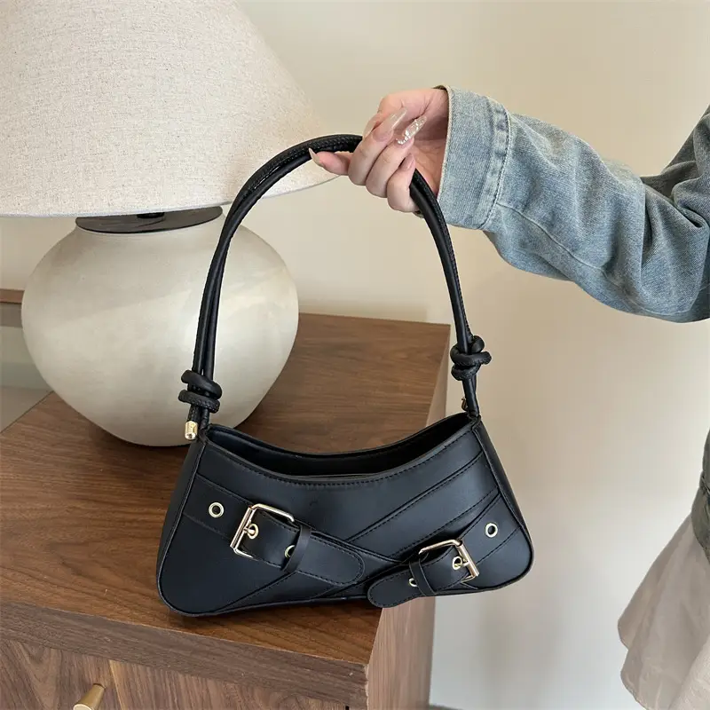 Pink Biker Style Women's Shoulder Bag 2026 - Image 2