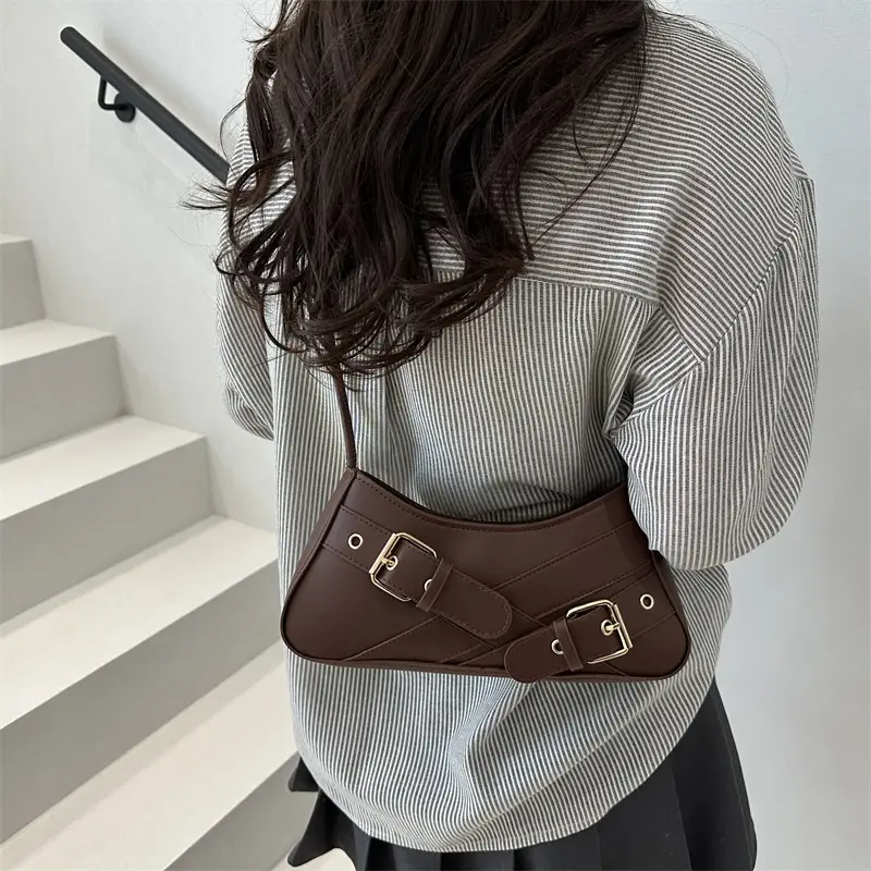 Pink Biker Style Women's Shoulder Bag 2026 - Image 6